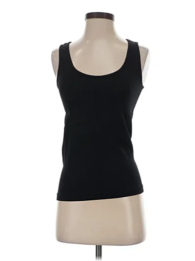 Pre-owned French Laundry Sleeveless Top Black Scoop Neck Tops