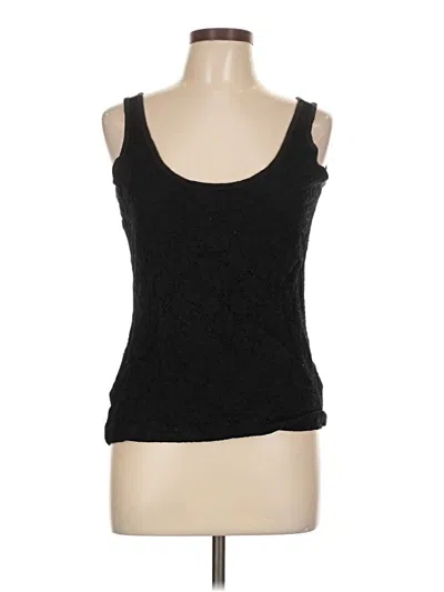 Pre-owned French Laundry Tank Top Black Strapless Neckline Tops