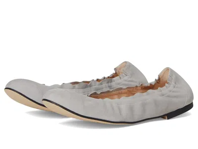 French Sole Cuff Flat In Gray