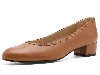 French Sole Kiara Women's Shoes Cognac Napa: 6 M In Brown