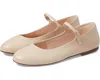 French Sole Lacey Flat Women's Beige Leather Almond Toe Mary Jane Zogg977 In Brown