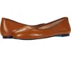 French Sole Nicky Hilton - Kathy Flat Women's Us 8 Brown Leather Slip On Zpo1070 In Brown