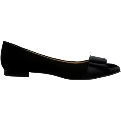French Sole Onstage Black Patent / Black Suede F-onstage-ptnt-suede-001 Women's
