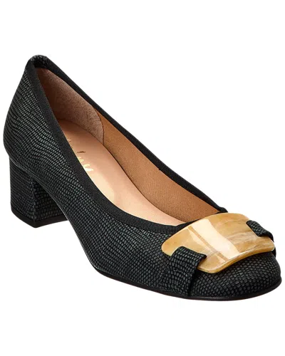 French Sole Royal Leather Pump In Black
