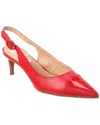 FRENCH SOLE SKYLAR LEATHER SLINGBACK PUMP