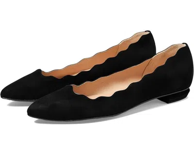 French Sole Tequila Flats Women's Us 9 Black Suede Pointed Toe Slip On Zpo3689