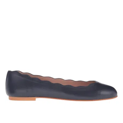 French Sole Women's Jigsaw Flats In Navy