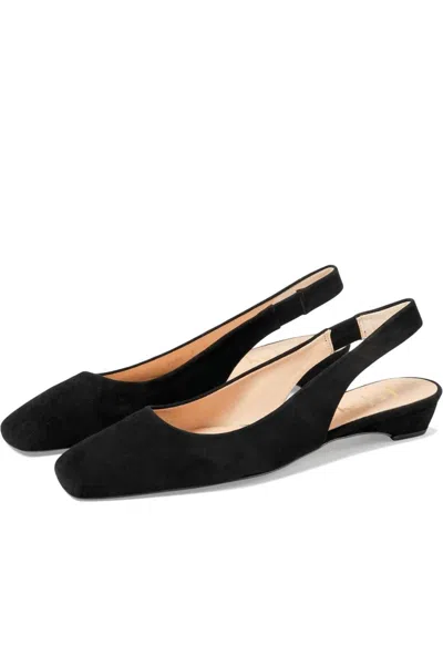 French Sole Women's Mischa Slingback Flat Shoes In Black