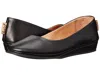 French Sole Zeppa Flat In Black
