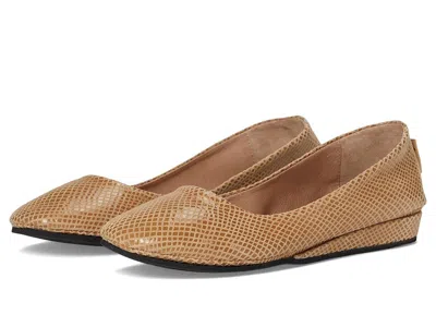 French Sole Zeppa Flat In Brown