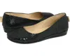 French Sole Zeppa Flats Women's Us 6.5 Black Snake Print Slip-on Shoes Zpo98 (black,6.5) In Black