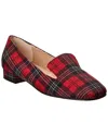 French Sole Zooey Canvas Flat In Red