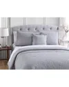 French Tile Scalloped 4pc Quilt Set