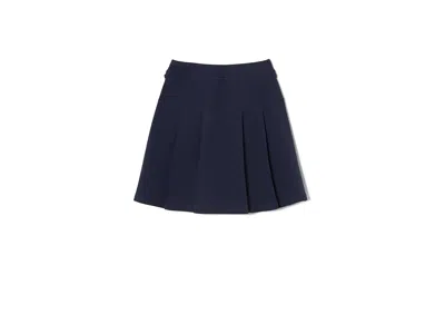 French Toast Adaptive Pleated Ponte Scooter Skirt (little Kid/big Kid) Girl's Skirt Navy: X-large In Black