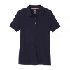 French Toast Big Kid Girls Short Sleeve Regular Fit Polo Shirt In Blue