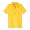 French Toast Big Kid Girls Short Sleeve Regular Fit Polo Shirt In Yellow
