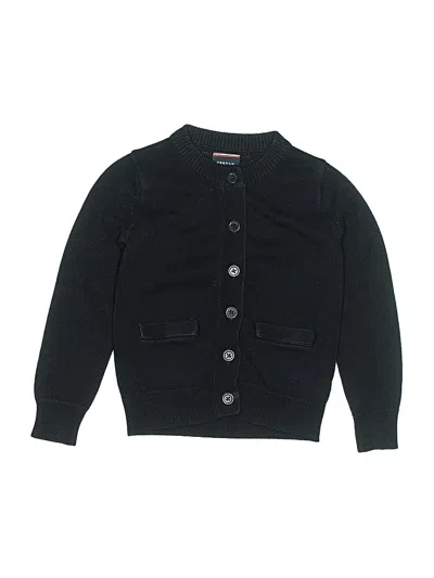 Pre-owned French Toast Kids' Cardigan Sweater In Black