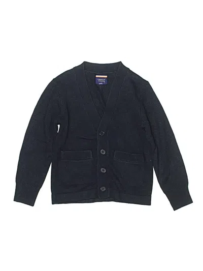 Pre-owned French Toast Kids' Cardigan Sweater In Blue