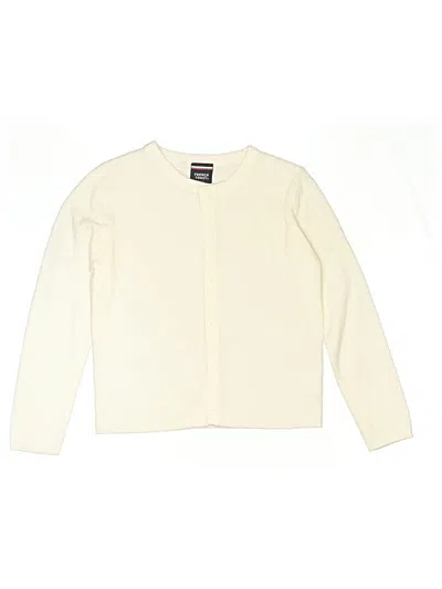 Pre-owned French Toast Kids' Cardigan Sweater In Ivory