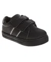 French Toast Little And Big Boys Hook And Loop Casual Sneakers In Black