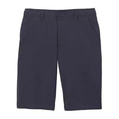 French Toast Little & Big Kid Boys 10" Mid Rise Moisture Wicking Stretch Fabric Chino Short In Blue
