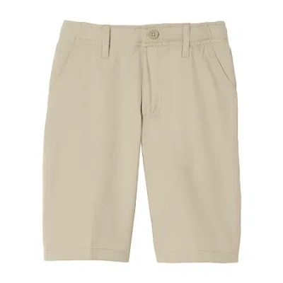 French Toast Little & Big Kid Boys 10" Mid Rise Moisture Wicking Stretch Fabric Chino Short In Neutral