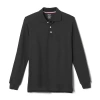 French Toast Little & Big Kid Boys Long Sleeve Boxy Fit Polo Shirt In Black