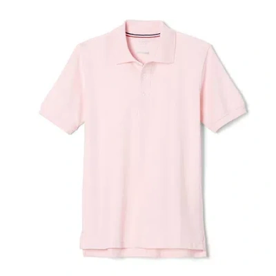 French Toast Little & Big Kid Boys Short Sleeve Boxy Fit Polo Shirt In Pink