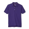 French Toast Little & Big Kid Boys Short Sleeve Boxy Fit Polo Shirt In Purple