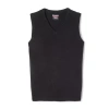French Toast Little & Big Kid Boys V Neck Sweater Vest In Black