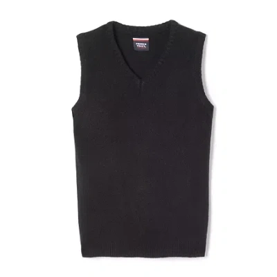 French Toast Little & Big Kid Boys V Neck Sweater Vest In Black