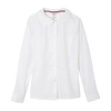 French Toast Little & Big Kid Girls Long Sleeve Fitted Regular Fit Button-down Shirt In White
