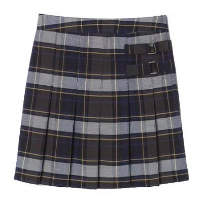 French Toast Little & Big Kid Girls Scooter Skirt In Blue