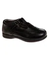 French Toast Little Girls Artificial Leather Construction School Shoes In Black