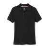 French Toast Little Girls Short Sleeve Regular Fit Polo Shirt In Black