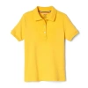 French Toast Big Kid Girls Short Sleeve Regular Fit Polo Shirt In Yellow