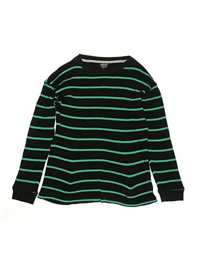 Pre-owned French Toast Kids' Long Sleeve T-shirt In Green