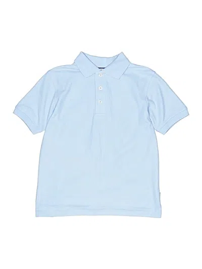 Pre-owned French Toast Kids' Short Sleeve Polo Shirt In Blue