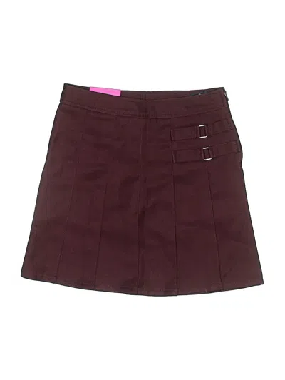 French Toast Kids' Skirt In Burgundy