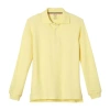French Toast Toddler Boys Long Sleeve Boxy Fit Polo Shirt In Yellow