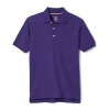 French Toast Toddler Boys Short Sleeve Boxy Fit Polo Shirt In Purple