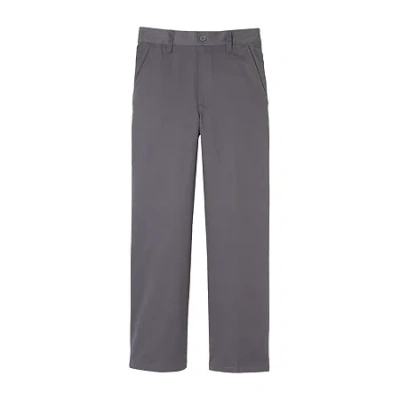 French Toast Babies' Toddler Boys Straight Relaxed Fit Pull-on Pant In Gray