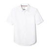 French Toast Toddler Boys Wrinkle Resistant Point Collar Short Sleeve Dress Shirt In White