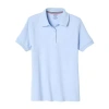 French Toast Toddler Girls Short Sleeve Regular Fit Polo Shirt In Blue