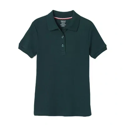 French Toast Babies' Toddler Girls Short Sleeve Regular Fit Polo Shirt In Green