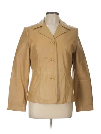 Pre-owned Frenchi Blazer Jacket In Tan