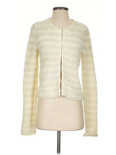 Pre-owned Frenchi Cardigan Sweater In Ivory