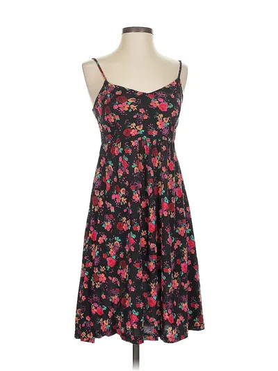 Pre-owned Frenchi Casual Dress In Black