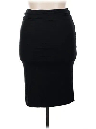 Pre-owned Frenchi Casual Skirt In Black