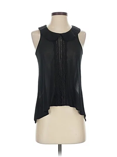 Pre-owned Frenchi Sleeveless Blouse In Black